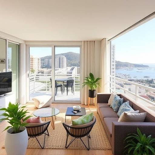 Image of a modern apartment in Camps Bay with balcony